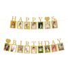 Happy 15th Birthday Photo Banner 15 Year Old Party Decorations, Fifteen Birthday Picture Frame Banner 15th Photo Frame Party Supplies Bunting Decor view 1
