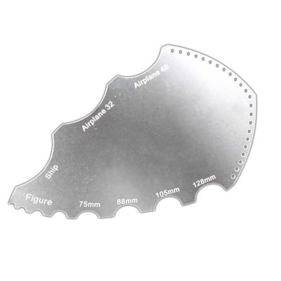 CHICHIYANG Modle Cutting Hobby Tool Line Scraper Easy Cutting Board Tools Stainless Steel Line Scraper for Tank Ship Military Model Aircraft