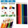 24 Bright Colored Pencils Vibrant Pre-Sharpened Drawing School Kids Coloring Art view 4