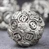 Sage's Portal Artificer's Core Metal DND Dice 7 Piece Polyhedral Dice Set for DND TTRPG Dungeons and Dragons Pathfinder (Dusk Essence) view 2