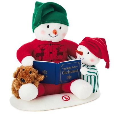 HMK Hallmark 2019 Storytime Snowman Interactive Techno Plush Singing Snowmen