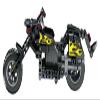 Dakott STEM Car Building Block Set - Pull-Back Motorcycle, 183 Pcs DIY Kit, Age 6+, Learning Engineering Construction Toy view 3