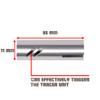 EMERBU Gel Splat Blaster Adjustable Metal HopUp of EMERBU Pro Series - Increase Range and Stabilize Trajectory view 3
