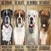 Animal Jigsaw Puzzles 1000 Pieces for Adults - Boxer Be Strong Be Brave Be Humble Be Badass Dog Lover Wooden Puzzle - Puzzles for Youth Children Home Decor Funny Game Best Gift Preschool Toys view 1