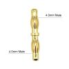 10pcs 4MM Male to 4MM Male Banana Bullet Plug Adapter for RC Car Boat FPV ESC Motor view 4