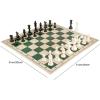 GAENZA New Portable Travel Chess Set, Roll-Up Chess Board, Plastic Chess Piece, Includes Extra Queens and Carry Bag, Classic Chess Toys view 2