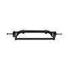 Alloy Front Steering Rod Link Pole Wheel Axle RC Tractor Truck Front Axle Alloy Front End Steering Axle Upgrade Parts for Tamiya 1/14 Tractor Truck view 1
