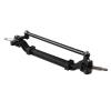 Alloy Front Steering Rod Link Pole Wheel Axle RC Tractor Truck Front Axle Alloy Front End Steering Axle Upgrade Parts for Tamiya 1/14 Tractor Truck view 2