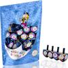The Dreidel Company 500 Multi Colored Hand Painted Wooden Dreidels, The Hanukkah Game Includes 15 Dreidel Game Instructions, Let's Play Dreidel (500-Pack) view 1