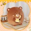CozyWorld 12 Honey Bear Plush Pillow,Teddy Bear Plush Stuffed Animal Gifts for Girlfriend Kids,Ultra Soft Snacks Plush Toy,Brown Bear with Honey Pot view 2