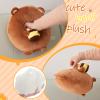 CozyWorld 12 Honey Bear Plush Pillow,Teddy Bear Plush Stuffed Animal Gifts for Girlfriend Kids,Ultra Soft Snacks Plush Toy,Brown Bear with Honey Pot view 3