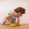 Spoondrift 100% Food Grade Silicone Slip-Proof Suction Bear Shaped Bowl | BPA-Free | Non-Toxic | For Toddler Meal Time, Choose From 3 Colors (Mustard) view 3