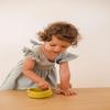 Spoondrift 100% Food Grade Silicone Slip-Proof Suction Bear Shaped Bowl | BPA-Free | Non-Toxic | For Toddler Meal Time, Choose From 3 Colors (Mustard) view 4