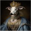 Whippet Royal Queen Jigsaw Puzzle 300/500/1000 Piece - Pet Royal Portrait Gift for Whippet Owner (1000pc (5075cm)) view 1