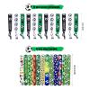 XIPEGPA 146 PCS Soccer Party Favors Soccer Birthday Party Supplies with Soccer Themed Bags Erasers Whistle Stickers Slap Bracelets Keychains for Football Sport Party Favors Goodie Bags Decorations view 4
