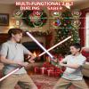 Lorsaberus Light Saber for Dueling 2 Packs Light Sabers for Kids with 12 RGB Colors 4 Sound Fonts Metal Hilt 2 in 1 Real Light Sabers Toys for Adult Christmas/Halloween Cosplay/Birthday Gifts view 3