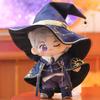 niannyyhouse 10cm 20cm Plush Doll Clothes Hat Shawl Vest Shirt Pants Tie Shoes Magic Suit Doll Accessories Dress Up (Black, 20cm) view 4