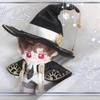 niannyyhouse 10cm 20cm Plush Doll Clothes Hat Shawl Vest Shirt Pants Tie Shoes Magic Suit Doll Accessories Dress Up (Black, 10cm) view 2