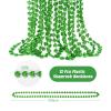 ZZYFGH 12 Pcs Shamrock Necklaces Bulk St Patricks Day Beads Necklace, Plastic Shamrock Necklaces Bulk, 33" 7mm Green Clover-Shaped Beads Necklace for St. Patrick's Day Party Favors Decorations Gift Supplies Women Men view 2
