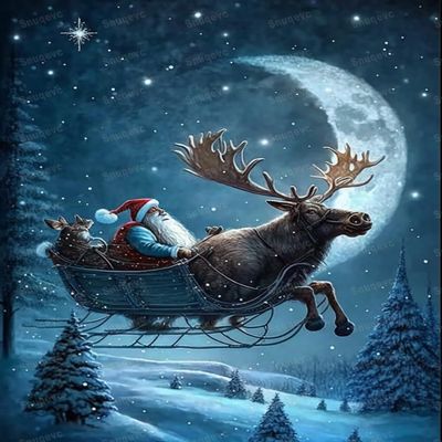 1000 Piece Adult Jigsaw Puzzle - Santa Elk Car Wooden Rounded Corner Multi-Color Jigsaw Puzzle, Zero Dust Easy Storage, DIY Unique Decorative Gifts for Beginners