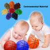 ABAJI Mini Basketballs Green 2 Pack 5" Set with Pump Needle Durable Material for Mini Hoop 3+ Years Toddlers Kids Teenagers for Pool Indoors Outdoors view 3
