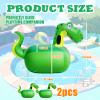 Hiboom 2 Pcs Giant Inflatable Hopping Toys 51 Inch Bouncer Animal Toys Ride on Animal Bouncy on Hopping Hopper Toy for Birthday Party Gifts Supplies(Dinosaur) view 2