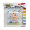 Art and Fun Water Pen Safari Colouring Book, Giraffe 9 cm, Water Brush, 4 Magic Pages, Each 17 x 19 cm, from 3 Years view 1