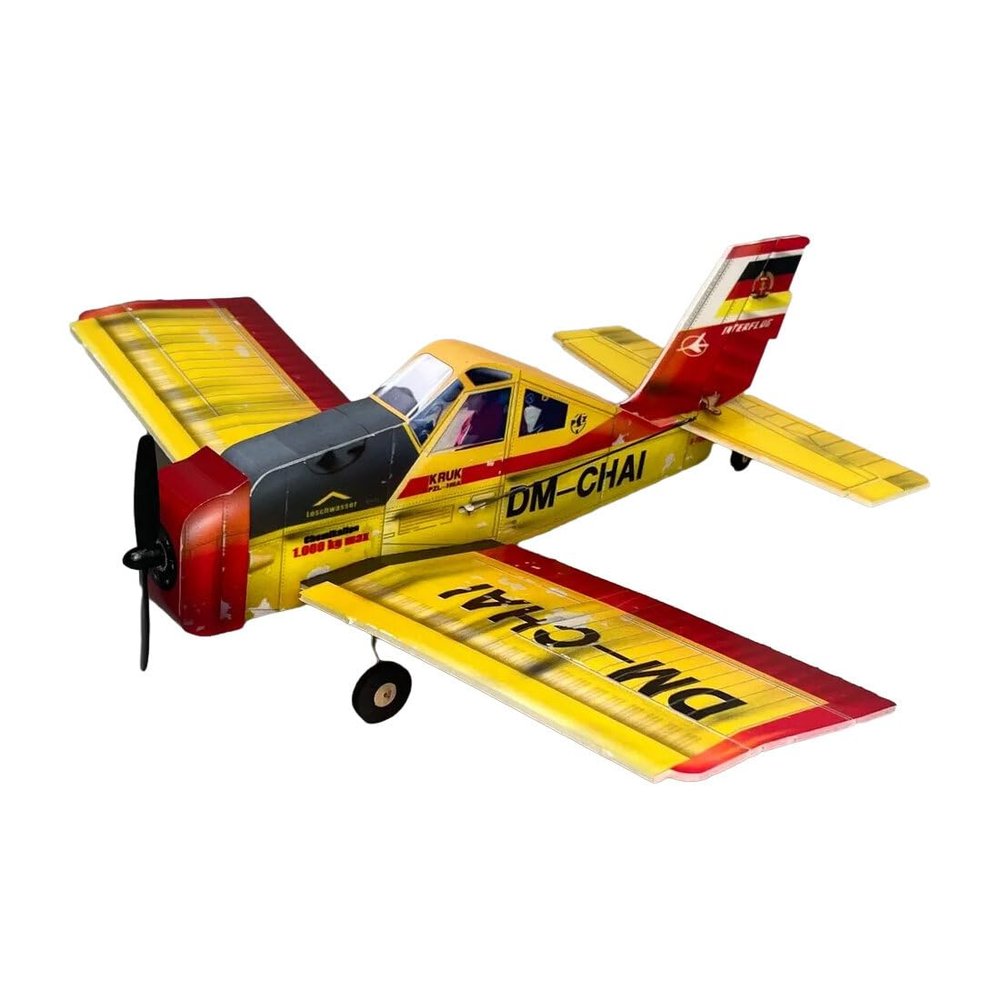 Luminda RC Plane, MinimumRC PZL-106, RC 2.4G 4 Channel RC Agricultural Aircraft with Dual-Engine and Brushed Motor, RC Airplanes Toy for Boys Girls Kids Beginners - KIT Version