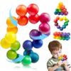 Autism Sensory Fidget Toys Easter Eggs Basket Stuffer Gigts for Kids Toddler, Autistic ADHD Figette Ball Calm Down Toddlers Activities for 3-5, Airplane Car Travel Essentials Toys for Kids Age 5-7 view 1