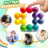Autism Sensory Fidget Toys Easter Eggs Basket Stuffer Gigts for Kids Toddler, Autistic ADHD Figette Ball Calm Down Toddlers Activities for 3-5, Airplane Car Travel Essentials Toys for Kids Age 5-7 view 2
