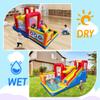 Hongcoral Bounce House, Inflatable Bounce Castle with Blower for Kids, Blow Up Jumping Bouncer with Slide, Climbing Wall, Obstacles, Trampoline, Ball Pit Pool for Indoor Outdoor view 2