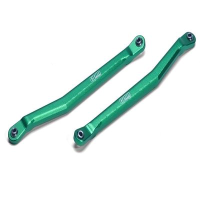 Aluminum 6061 Rear Chassis Links for Axial 1:10 Yeti 4WD Rock Racer Upgrade Parts - Green