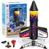 ROHSCE Rocket Launcher Model Rocket Kits with Launch Set, Ultra-high Flying Rocket, Rocket Toy, Kids Outdoor Toys, Gift for Kids Ages 8-12 Children's Day Gift view 1