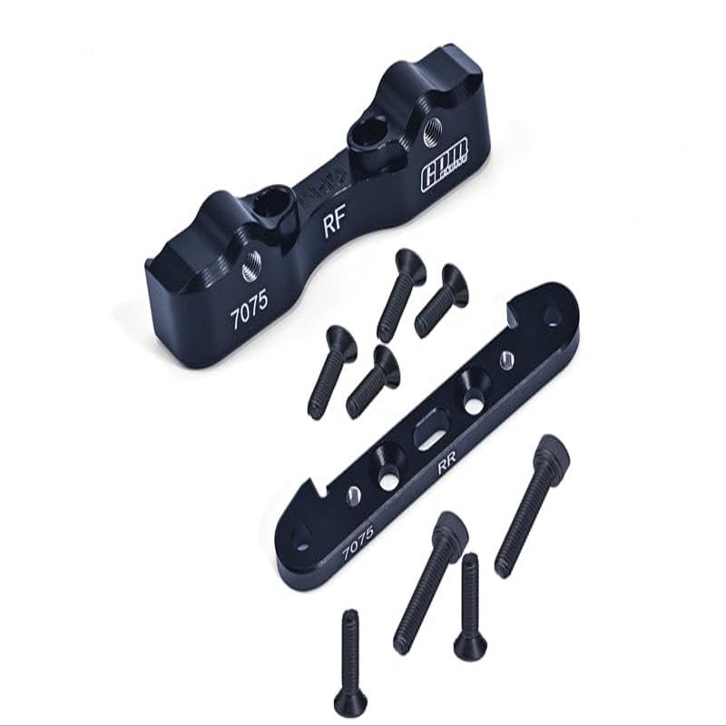 Aluminum 7075 Rear Lower Suspension Mount for Arrma 1:5 KRATON 8S / Outcast 8S / KRATON EXB/Outcast EXB Upgrades - Black