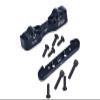 Aluminum 7075 Rear Lower Suspension Mount for Arrma 1:5 KRATON 8S / Outcast 8S / KRATON EXB/Outcast EXB Upgrades - Black view 1