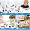 BESTYMXY Cars & Airplane Metal Model Set, Building Kit Model, 231 PCS 6 Models Metal STEM Project Building Toys for Kids Ages 8-12, Assembly Vehicles Metal Toys Model view 4