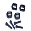 Aluminium 7075 Fixing Motor Base Reinforcement for Traxxas 1:5 X Maxx 6S / X Maxx 8S / XRT 8S / 1:6 Sand Car 8S Upgrades - Black view 1