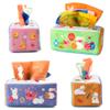 Waybla Easter Baby Toys, Easter Tissue Box Montessori Toy, Soft Stuffed High Contrast Crinkle Infant Sensory Early Learning Easter Toys, Easter Gifts, Easter Basket Stuffers for Babies 12+ Months view 2