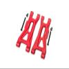 Aluminum 7075 Front Lower Suspension Arms for Arrma 1/10 Gorgon 4X2 Mega 550 Brushed Monster Truck-ARA3230 Upgrade Parts - Red view 1