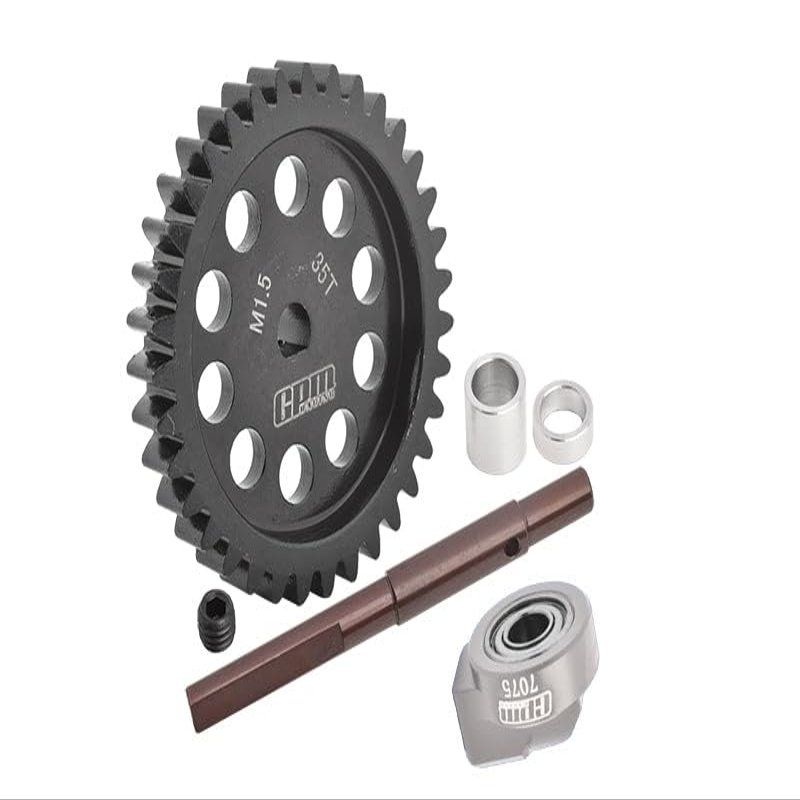 40Cr Carbon Steel M1.5 Spur Gear 35T for 1:5 Traxxas X Maxx 6S / X Maxx 8S / XRT 8S Monster Truck Upgrades