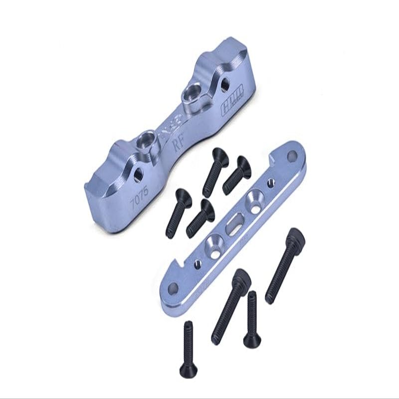 Aluminum 7075 Rear Lower Suspension Mount for Arrma 1:5 KRATON 8S / Outcast 8S / KRATON EXB/Outcast EXB Upgrades - Silver