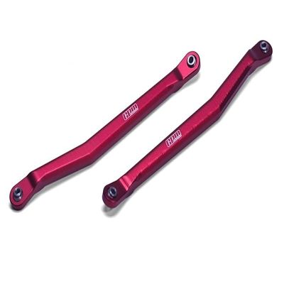 Aluminum 6061 Rear Chassis Links for Axial 1:10 Yeti 4WD Rock Racer Upgrade Parts - Red