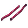 Aluminum 6061 Rear Chassis Links for Axial 1:10 Yeti 4WD Rock Racer Upgrade Parts - Red view 1