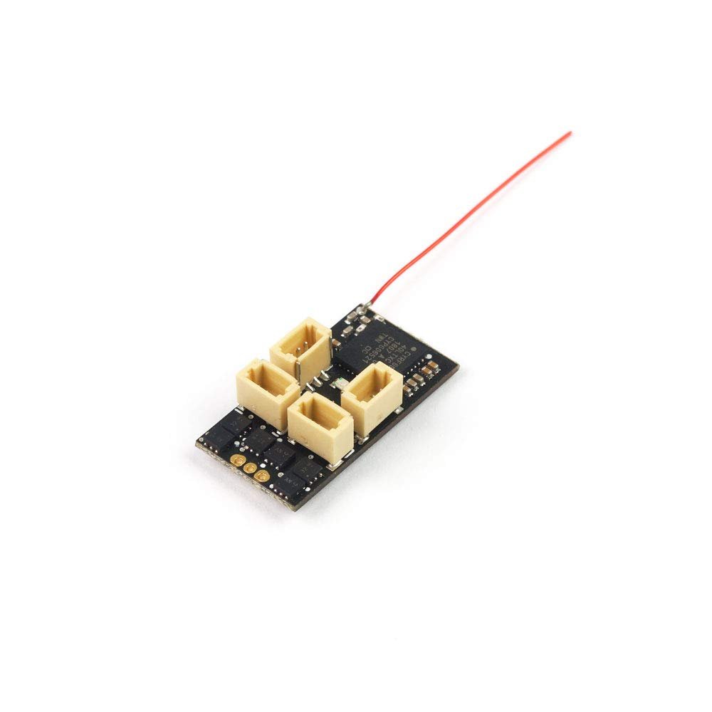 2.4G 4CH/5CH/6CH/7CH Mini Receiver Built-in Brushed/Brushless ESC Regulator (RX144-TE)