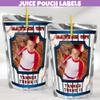 Peronsalized Baseball Party Favors, Baseball Birthday Decorations, Baseball Party Supplies, Rookie Sports Party Gift Treat Bags, Water Bottle Label Sticker Wrappers, Cupcake Toppers, Goodie Bags view 2