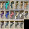 MunnyGrubbers - XL 26" Crystal Dragon Fidget Toy - Heavy Duty - 3D Printed Flexible Articulating Dragon Plastic Collectible Figurine - Surprise Egg Compatible - (Magic Purple Dragon) view 2