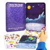 Highlights Activity Box Magnetic Play Set - Bundle with Magnetic Create A Scene Creation Board Tin Featuring Outer Space and More Plus Door Hanger view 2