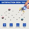 500g Magnetic Stones Rock Fidget Toys for Adults, Magnetic Game, Smooth Ferrite Putty Stones Replacement Magnet with Fiber Case for Ferrite Putty, Desk Toy Magnet for Whiteboard Office Kitchen view 4