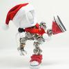 Metalkitor 3D Metal Puzzles for Adults, Santa Mecha Po Model Kit - Executive Desk Ornament - Steampunk DIY Crafts - Assembly Brain Teaser - Perfect Room Decor, 366+ PCS(with Base) view 2