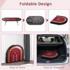 DC DICLASSE 91" Poker Table Foldable, Extra Large 10 Players Casino Table Texas Holdem Poker Table w/10 Cup Holders & Padded Rails, for Texas Casino Leisure Game Blackjack Board Game view 4